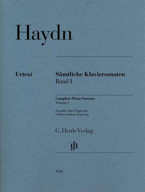 Joseph Haydn - Sämtliche Klaviersonaten Band I - 