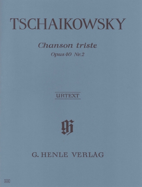 Peter Iljitsch Tschaikowsky - Chanson triste op. 40 Nr. 2 - 