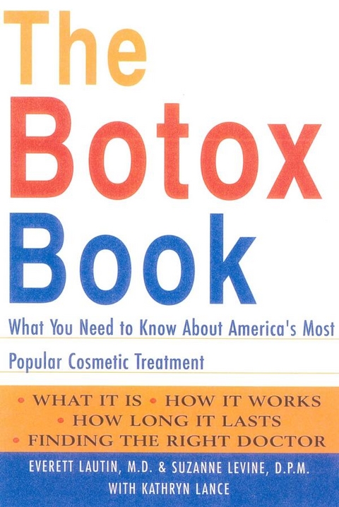 Botox Book -  Everett Lautin,  Suzanne Levine