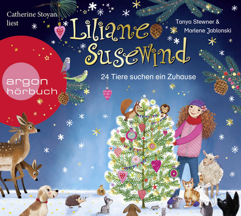 Liliane Susewind – 24 Tiere suchen ein Zuhause. Das Adventskalender-Hörbuch - Tanya Stewner, Marlene Jablonski