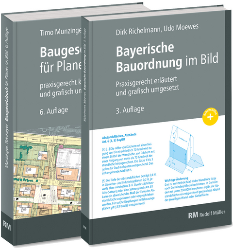 Buchpaket: Baugesetzbuch für Planer im Bild & Bayerische Bauordnung im Bild - Timo Munzinger, Eva Maria Niemeyer, Dirk Richelmann, Udo Moewes