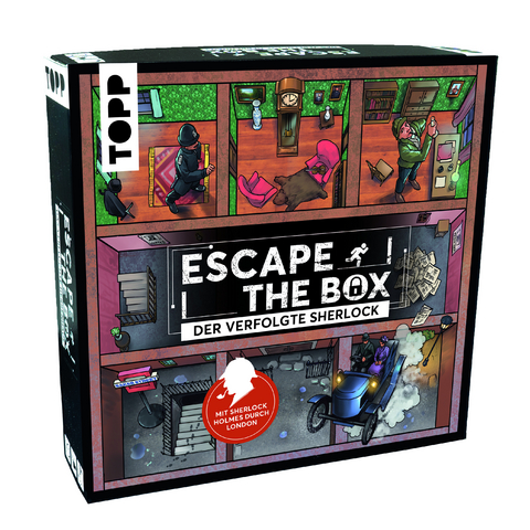 Escape The Box - Der verfolgte Sherlock Holmes: Das ultimative Escape-Room-Erlebnis als Gesellschaftsspiel! - Sebastian Frenzel