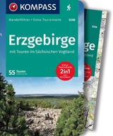 KOMPASS Wanderführer Erzgebirge, 55 Touren mit Extra-Tourenkarte - Sven Hähle