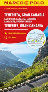 MARCO POLO Regionalkarte Teneriffa, Gran Canaria 1:150.000 - 