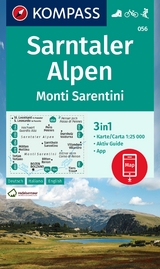 KOMPASS Wanderkarte 056 Sarntaler Alpen, Monti Sarentini 1:25.000 - 