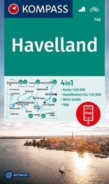 KOMPASS Wanderkarte 745 Havelland 1:50.000