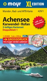 Mayr Wanderkarte Achensee, Karwendel, Rofan XL (2-Karten-Set) 1:25.000 - 