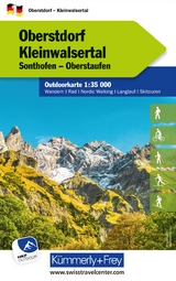 Kümmerly+Frey Outdoorkarte Deutschland 1 Oberstdorf, Kleinwalsertal 1:35.000