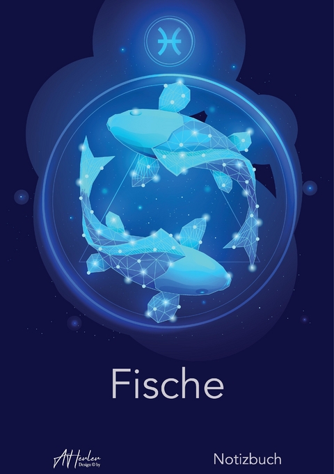 Sternzeichen Fische Notizbuch | Designed by Alfred Herler -  Herler Books™