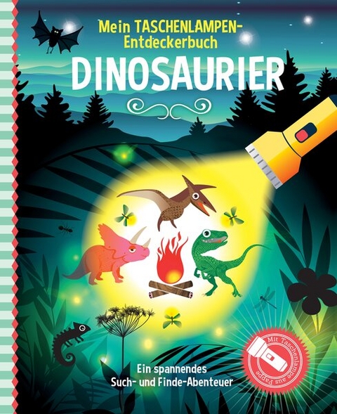 Mein Taschenlampen-Entdeckerbuch - Dinosaurier -  Studio Stampij