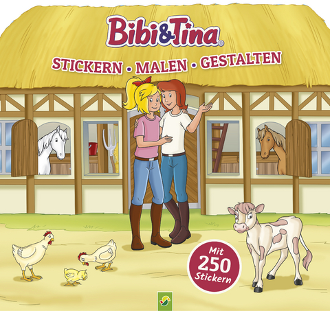 Bibi & Tina - Stickern, Malen, Gestalten. Mit 250 Stickern