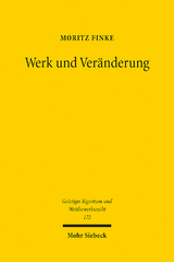 Werk und Veränderung - Moritz Finke