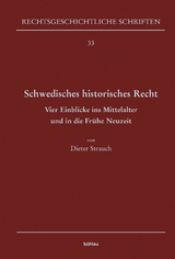 Schwedisches historisches Recht - Dieter Strauch