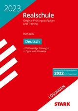 STARK Lösungen zu Original-Prüfungen und Training Realschule 2023 - Deutsch - Hessen