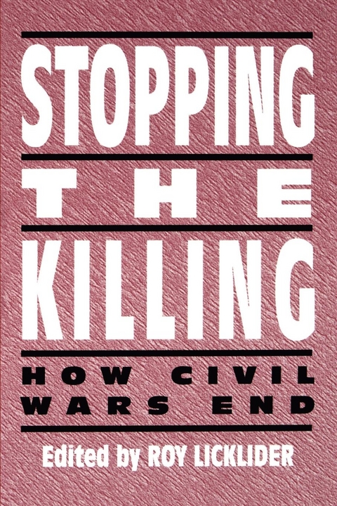 Stopping the Killing -  Roy Licklider