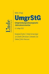 UmgrStG | Umgründungssteuergesetz 2022 - Sebastian Bergmann, Gebhard Furherr, Petra Hübner-Schwarzinger, Martin Jann, Franz Rittsteuer, Thomas Schneider, Martin Six, Markus Stefaner, Kornelia Waitz-Ramsauer