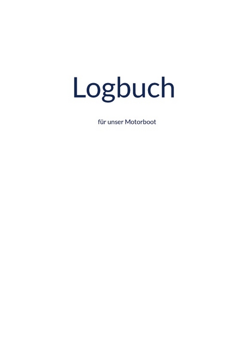 Logbuch - Michael Zielke