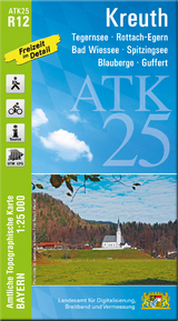 ATK25-R12 Kreuth (Amtliche Topographische Karte 1:25000) - 