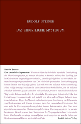 Das christliche Mysterium - Steiner, Rudolf