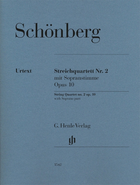 Arnold Schönberg - Streichquartett Nr. 2 op. 10 mit Sopranstimme - 