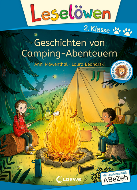 Leselöwen 2. Klasse - Geschichten von Camping-Abenteuern - Anni Möwenthal