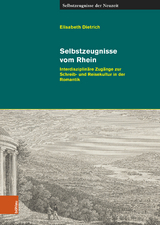 Selbstzeugnisse vom Rhein - Elisabeth Dietrich