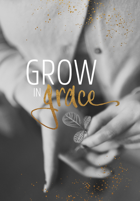 Notizbuch "Grow in Grace"