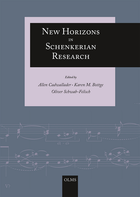 New Horizons in Schenkerian Research - 