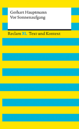 Vor Sonnenaufgang. Textausgabe mit Kommentar und Materialien - Hauptmann, Gerhart; Hentschel, Uwe