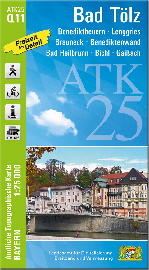 ATK25-Q11 Bad Tölz (Amtliche Topographische Karte 1:25000)