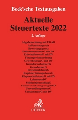 Aktuelle Steuertexte 2022 - 