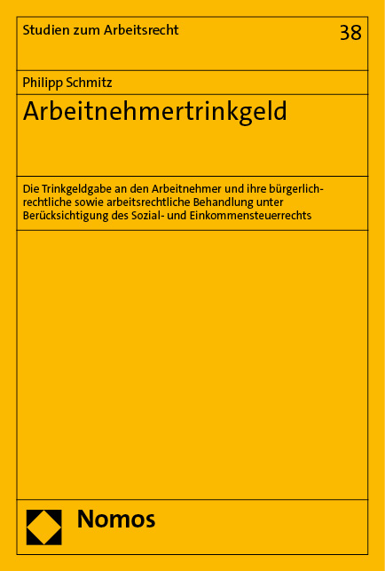 Arbeitnehmertrinkgeld - Philipp Schmitz