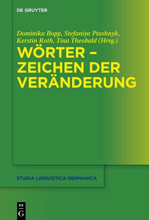 Wörter – Zeichen der Veränderung - 