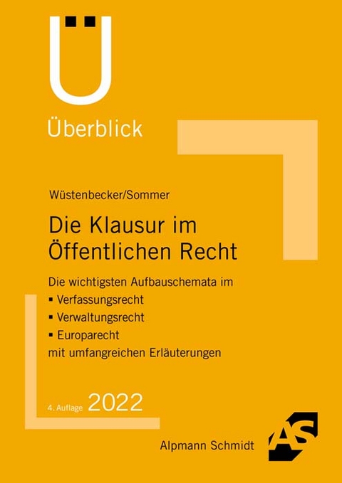 Die Klausur im Öffentlichen Recht - Horst Wüstenbecker, Christian Sommer