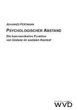 Psychologischer Abstand - Johannes Fertmann