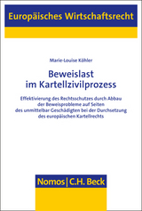 Beweislast im Kartellzivilprozess - Marie-Louise Köhler