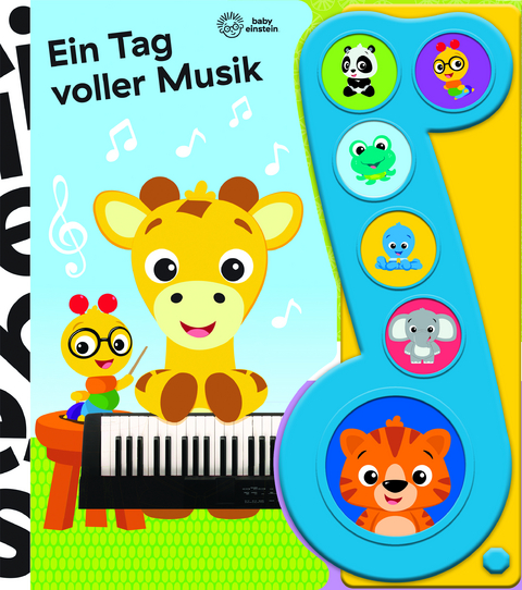 Baby Einstein - Ein Tag voller Musik - Liederbuch mit Sound - Pappbilderbuch mit 6 Melodien - 