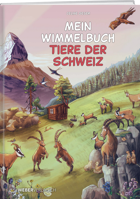 Mein Wimmelbuch Tiere der Schweiz - Celine Geser