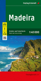 Madeira, Straßen- und Freizeitkarte 1:40.000, freytag & berndt