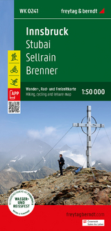 Innsbruck, Wander-, Rad- und Freizeitkarte 1:50.000, freytag & berndt, WK 0241