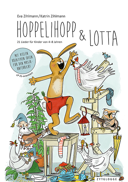 Hoppelihopp und Lotta (Buch) - Eva Zihlmann, Katrin Zihlmann