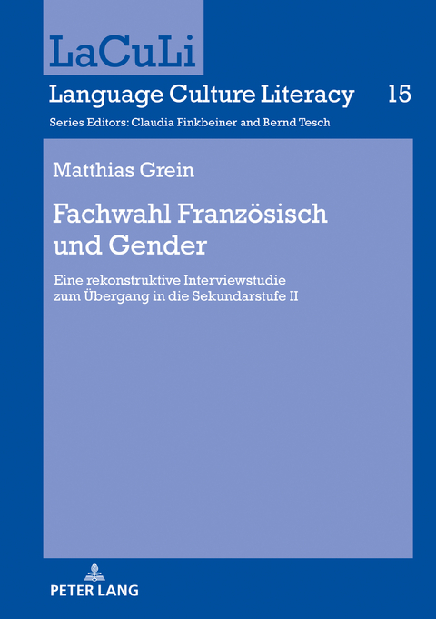 Fachwahl Französisch und Gender - Matthias Grein