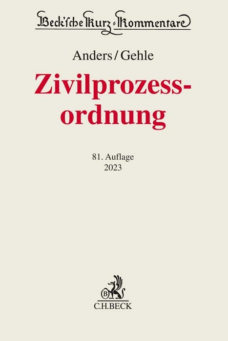 Zivilprozessordnung - 