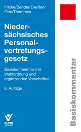 Niedersächsisches Personalvertretungsgesetz - Detlef Fricke, Martin Bender, Martina Dierßen, Karl Otte, Klaus Thommes