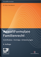 AnwaltFormulare Familienrecht - K.-Peter Horndasch