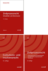 PAKET: Zivilprozessrecht 3.Auflage+ Zivilprozessrecht Schaubilder und Aktenmuster 14.Auflage+ Exekutions-und InsolvenzR 12.Auflage - Roth, Marianne