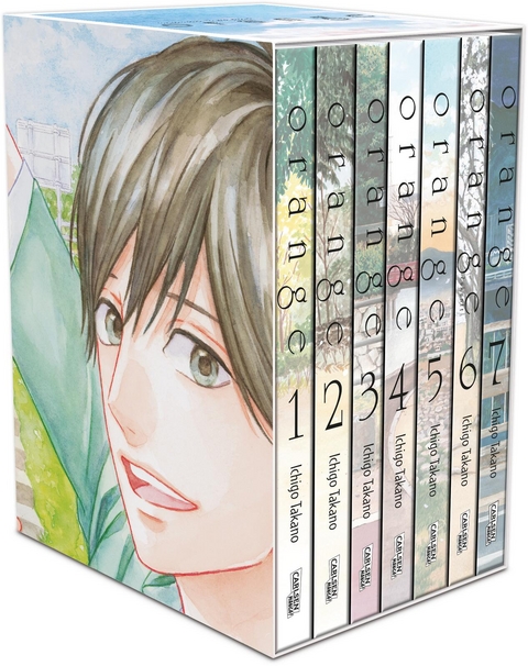 Orange, Bände 1-7 im Sammelschuber mit Extras - Ichigo Takano