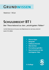 Grundwissen Schuldrecht BT I - Hemmer, Karl-Edmund; Wüst, Achim; D'Alquen, Clemens; Tyroller, Michael