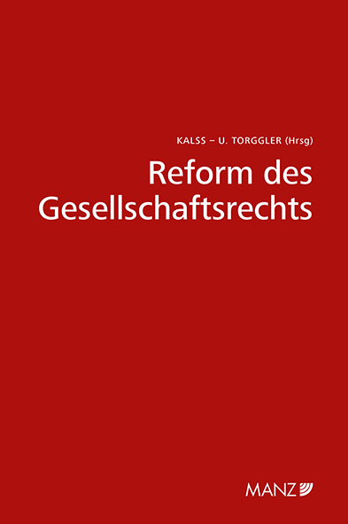 Reform des Gesellschaftsrechts - 