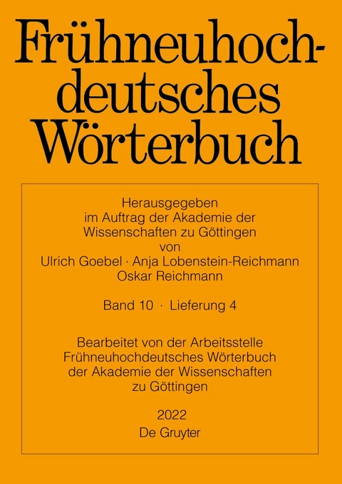 Frühneuhochdeutsches Wörterbuch / sangbuch – schein - 